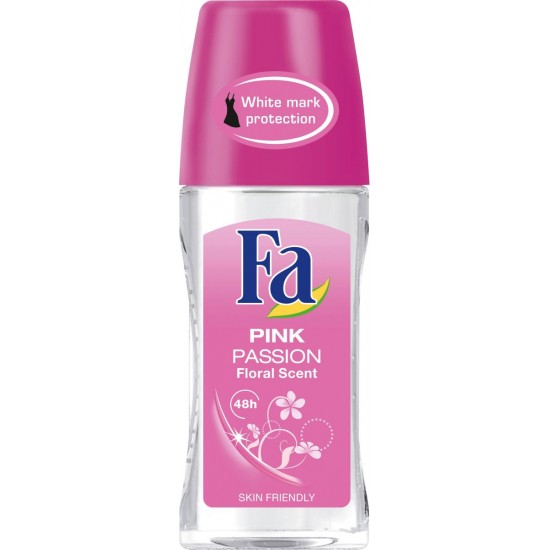 Fa Hour Deo Roll-on Pink Passion – 50 G, Langanhaltender Frischeduft, Fruchtig-blumig